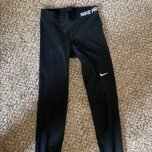 Nike pro fleece lined leggings